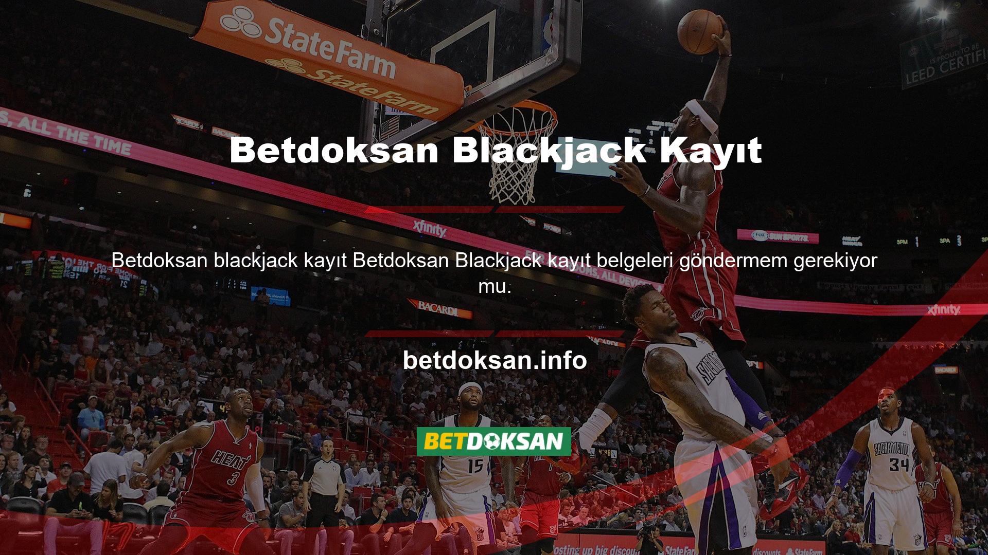 Oyun türünü kontrol ettiğimizde, yeni bir Blackjack oyunu Betdoksan Blackjack kayıt belgeleri göndermem gerekiyor ve klasik Blackjack oyunu seçeneğini hemen bulabilirsiniz