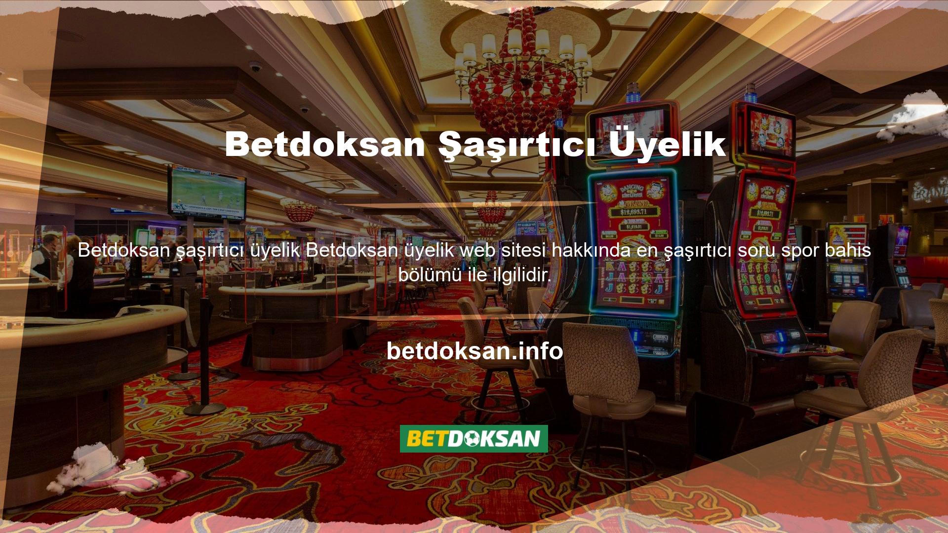 Betdoksan spor bahisleri güvenilirdir