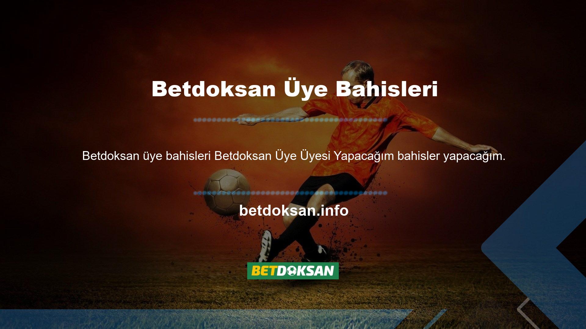 Betdoksan Üyesi İşlemi gerçekleştirerek yönetilen tüm çevrimiçi bahis hizmetlerini kullanabilirsiniz
